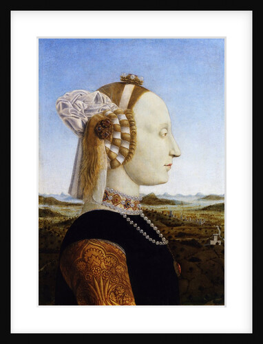 Portrait of the Duchess of Urbino, Battista Sforza by Piero della Francesca