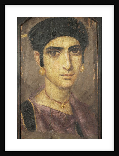 Roman funerary portrait of a young woman by Anonymous