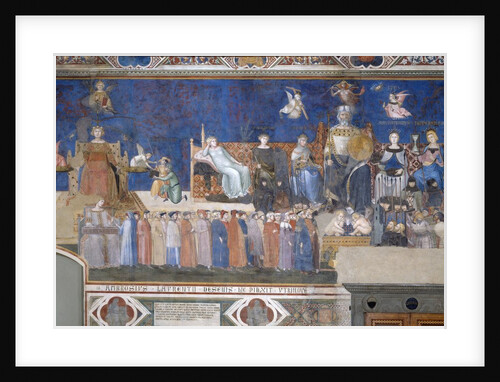Allegory of Good and Bad Government: Good Government by Ambrogio Lorenzetti