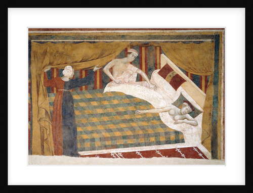 Married Couple Retires to Their Bed by Memmo di Filippuccio