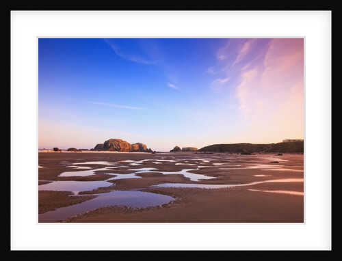 Sunrise tide pools at low tide, Bandon Beach, Oregon, USA by Anonymous