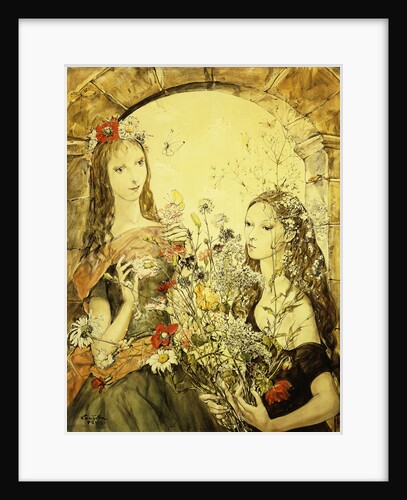 Two Women in Spring by Tsugouharu Leonard Foujita