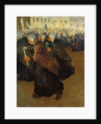Night Procession in Brittany by Ferdinand du Puigaudeau
