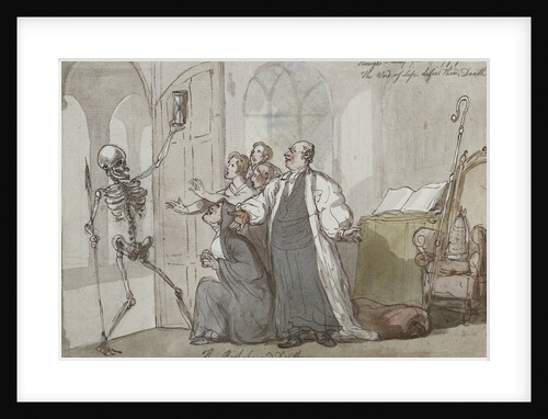The Bishop and Death by Thomas Rowlandson