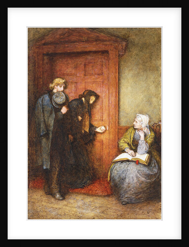 At the Sick Man's Door by Frederick Walker