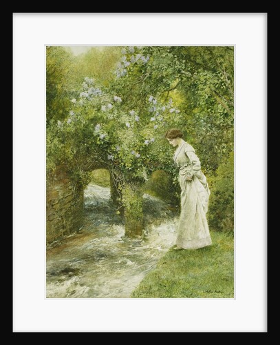 The Mill Stream in Spring by Arthur Hopkins