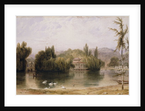 Scene on the Virginia Water by William Daniell