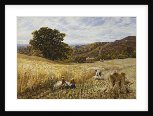 Harvest Time Near Holmbury Hill, Surrey by George Vicat Cole