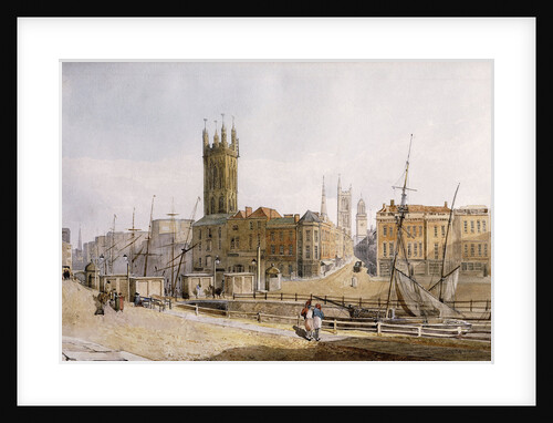 Draw Bridge from St. Augustine's Bank, Bristol by James Johnson
