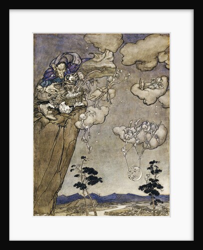 An Illustration to Rip van Winkle by Arthur Rackham