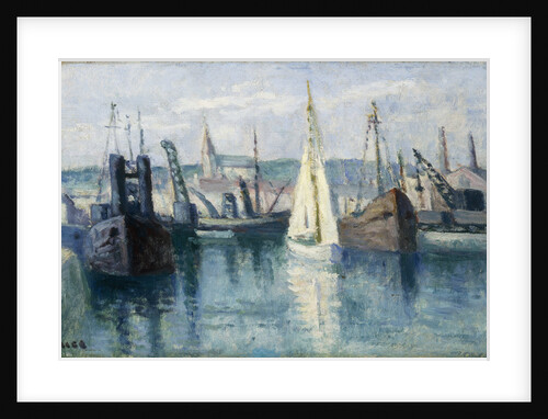 Dieppe, Un Bassin by Maximilien Luce