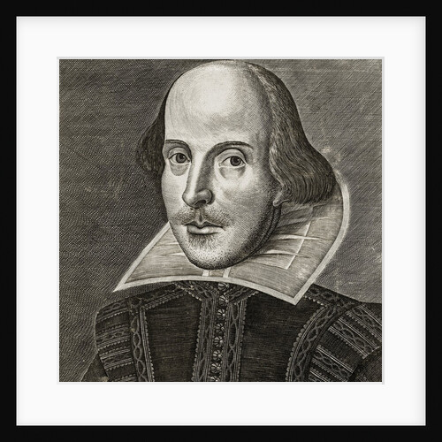 Portrait of William Shakespeare by Droeshout.