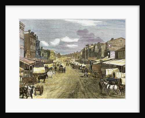 Saint Louis (Missouri) in 1850 by Anonymous