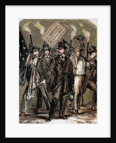 Supporters of Stephen Douglas, candidate of the Democratic Party by Anonymous