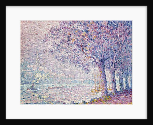 The Seine at St. Cloud by Paul Signac