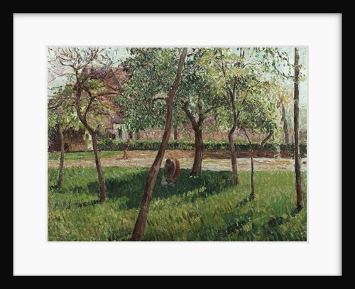 The Enclosure at Eragny by Camillle Pissarro