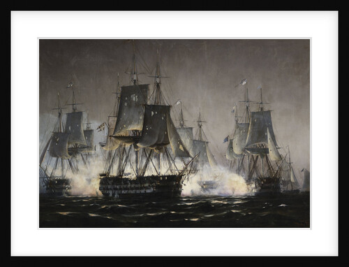 The Battle of Sjaellands Odde, 1808 by Johan Jens Neumann