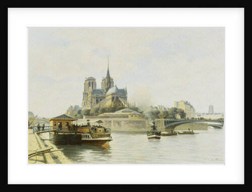 La Quai de la Tournelle, Paris by C.T Guillermot