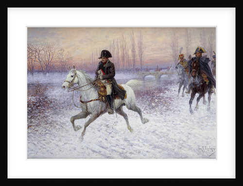 Napoleon at the Head of a Troop of Cavalry by Jan Chelminski