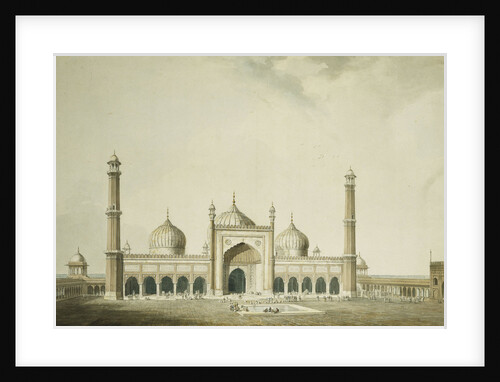 The Jama Masjid, Delhi by William Daniell