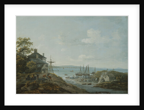 Loading Slate at Bangor Ferry by John Laporte
