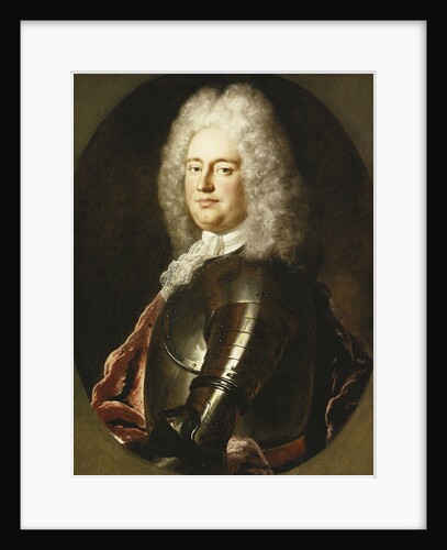 Portrait of a Gentleman, Half Length, in Armour attributed to Jean-Marc Nattier by Anonymous