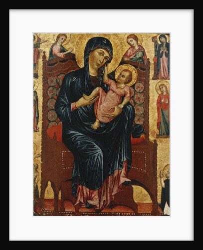The Madonna and Christ Enthroned with Saints by Worshop of the Master of the Magdalen