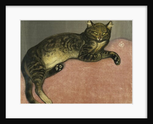 Summer, Cat on a Railing by Theophile Alexandre Steinlen