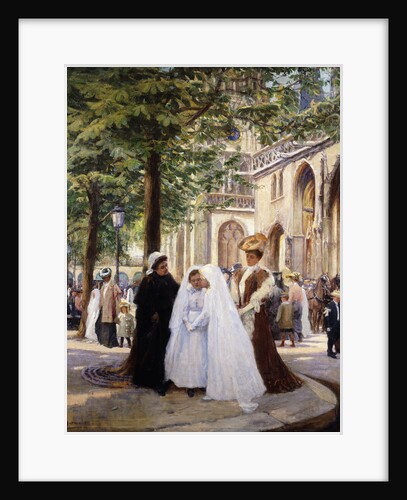 The First Communion by Ernest Desurmont