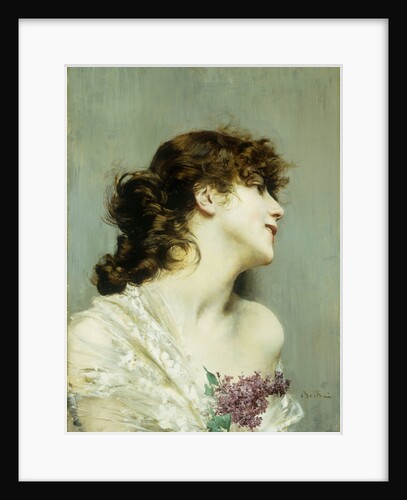 Profile of a Young Woman by Giovanni Boldini