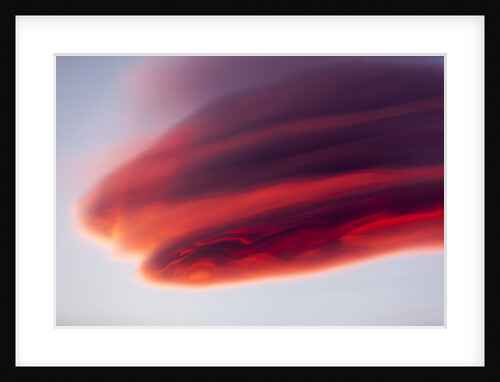 Lenticular Cloud at Sunset, Katmai National Park, Alaska by Anonymous