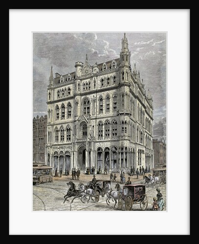 Masonic temple. XIX century. Boston. United States by Anonymous