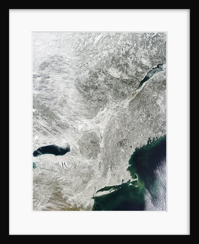 Snow across northeastern United States by Anonymous