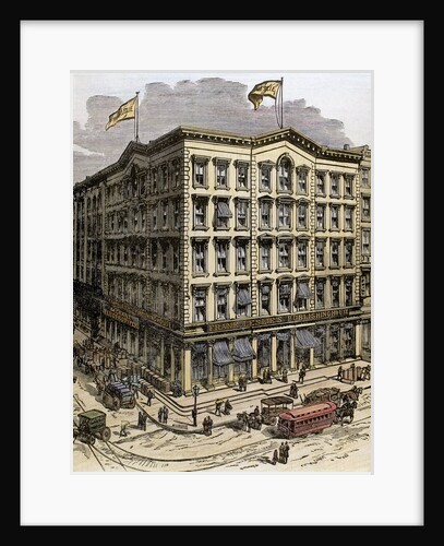 Frank Leslie's Publishing House in New York by Anonymous