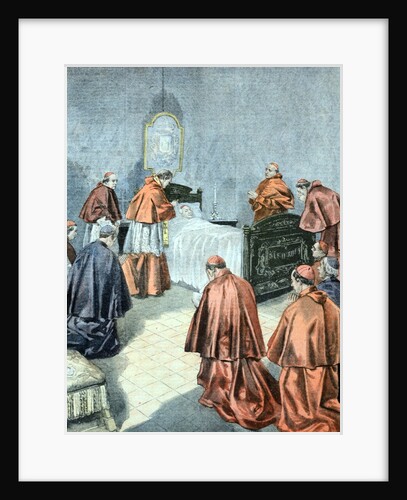 Deathbed of Pope Leo XIII (20 July 1903) by Anonymous