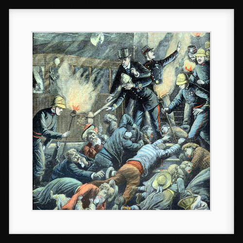 Train Crash on Paris Metro (Aug 1903) by Anonymous