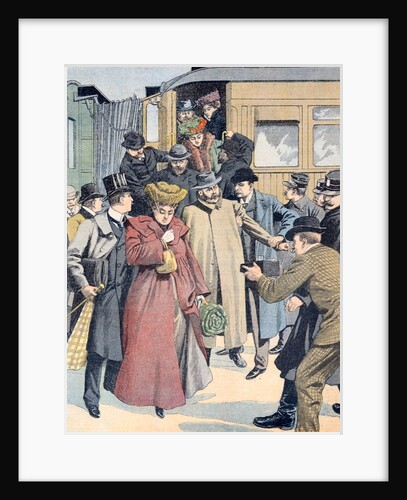 Therèse Humbert (1856-1918) Fraudster Arriving in Paris (Jan 19 by Anonymous