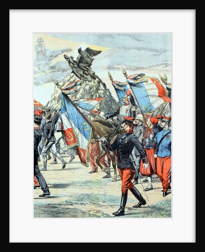 Waterloo Monument France (June 1904) by Anonymous