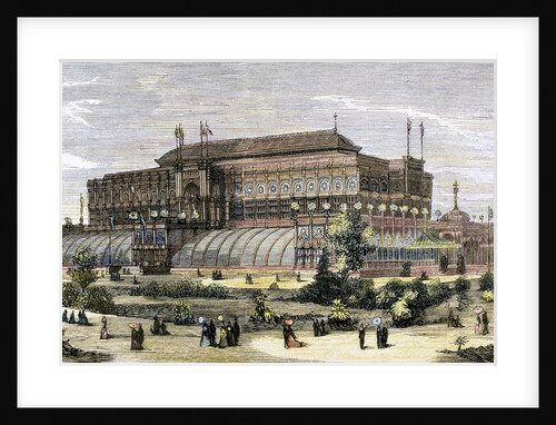 The Centennial International Exhibition of 1876 in Philadelphia. Horticultural Hall by Anonymous