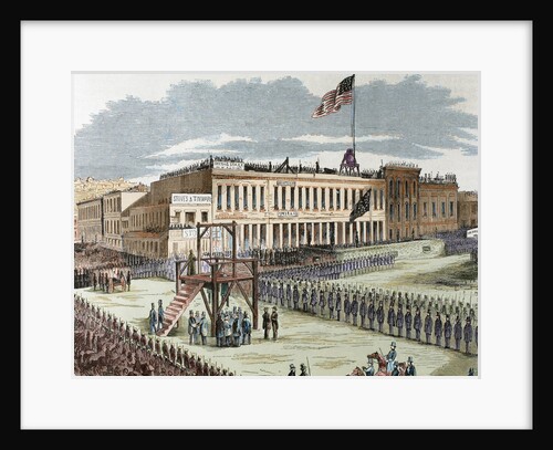 Public execution of murderers Joseph Hetherington and Philander Brace, 29 July 1856 by Anonymous