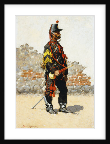 Bugler of the Cavalry by Frederic Remington