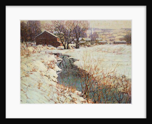 Winter in Highbridge, New Jersey by John William Bentley
