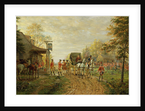 Passing the Outposts on the Old Kingsbridge Road by Edward Lamson Henry