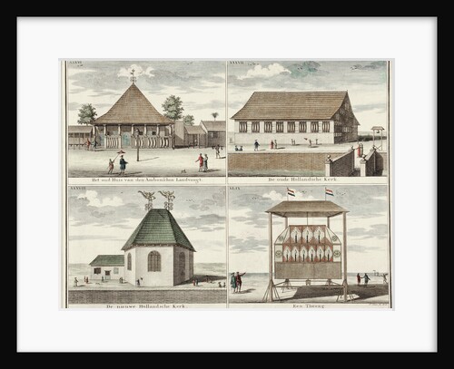 Dutch buildings in Ambon by Anonymous