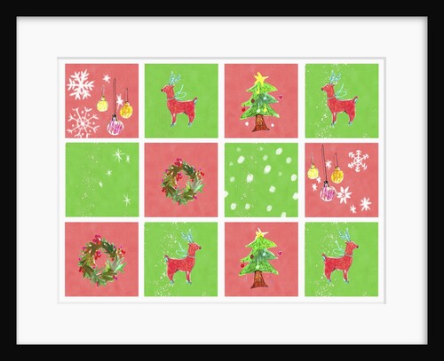 Sticker icon pack of christmas decorations by Anonymous