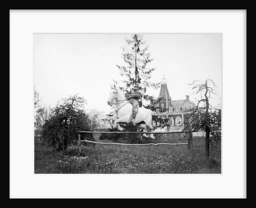 Equestrian jumping in Belgium, ca. 1900 by Anonymous