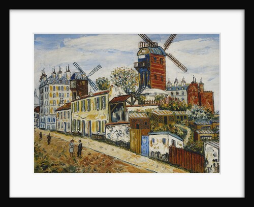 Windmills of Montmartre by Elisee Maclet
