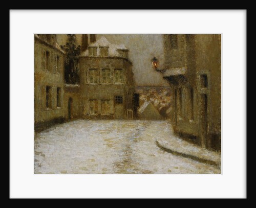 Snow, Montmartre by Henri Le Sidaner