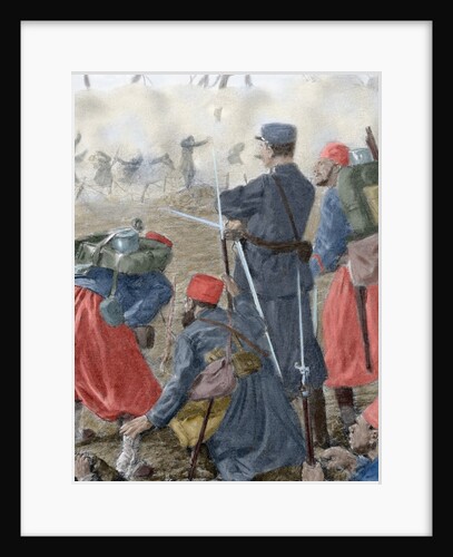 World War I (1914-1918). Use of choking smoke in the attacks on French and British troops by Anonymous