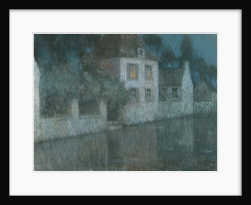 Le Canal at Nemours by Henri Le Sidaner